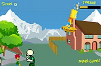 Bart Simspons Zombie gameplay