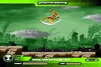 Ben 10 Alien Force The City Fall Down gameplay