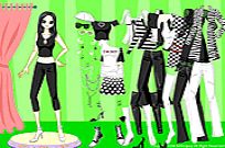 Black And White Girl Dress Up