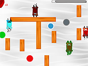 Christmas Color Derby gameplay