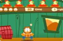 Garfield Coop Catch gameplay