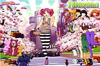 Hanami Dressup gameplay