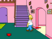 Homer Simpson Saw Game gameplay