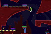 Marvin The Martian's Jet Pack Getaway