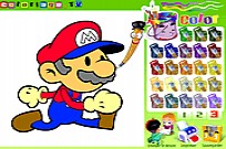 Paint Mario gameplay