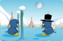 Penguin Volleyball gameplay