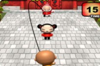 Pucca Jumping Rope gameplay
