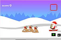Santa Snowboards gameplay