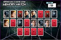 Spider-man 3 Memory Match gameplay