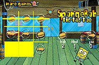 SpongeBob Tic Tac Toe gameplay