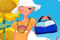 Sunflowers Dress Up gameplay