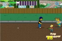 The Simpsons Shooting gameplay
