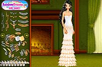 White And Gold Gowns Dress Up gameplay