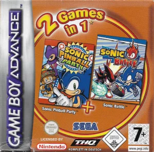 2 in 1 - Sonic Pinball Party & Sonic Battle