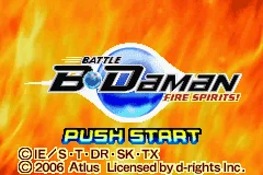B-Densetsu! Battle B-Daman : Fire Spirits!