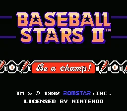 Baseball Stars 2