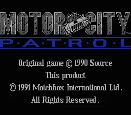 Motor City Patrol