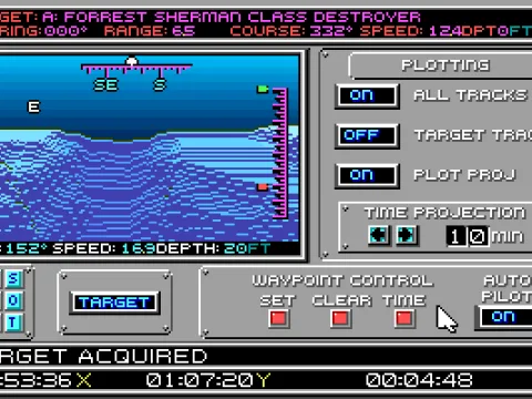 Contour map and U.S. navigation control