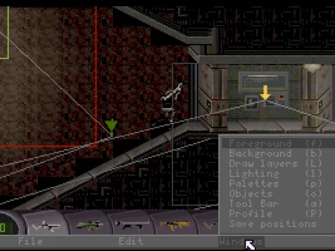 The game comes with a level editor