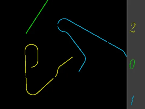 End game. Yellow stayed alive the longest so gets the most points.