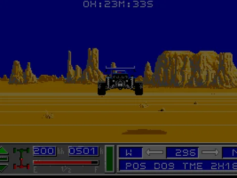 Jumping in barkhans (VGA)