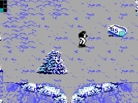 Picking up a supply pod.