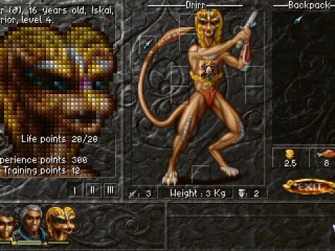 Drirr, the first non-human party member