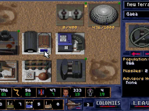 Manage your colonies