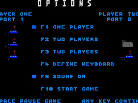 Game options