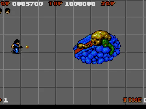 The first boss fight.