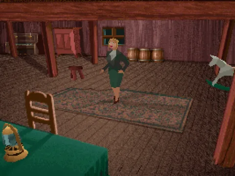 Exploring as Emily. This is the first room you'll get into