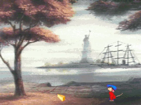 An empty vista evokes the setting of the first movie and the grandeur of film cels.