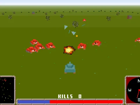 Another scene from a later level