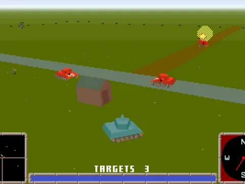 You can zoom the view in and out, this is the closest the camera gets to the tank.