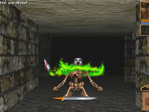 An enemy is defeated