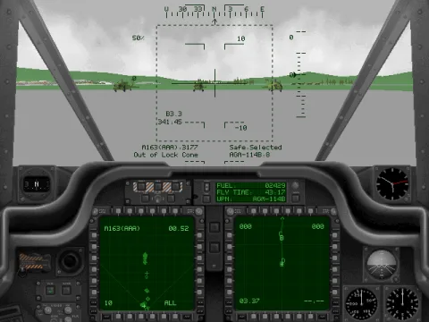 Pilot's cockpit