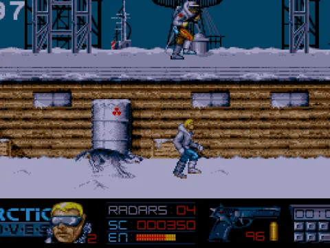 As if the guys in helicopter backpacks weren't bad enough, even the sled dogs here menace me!