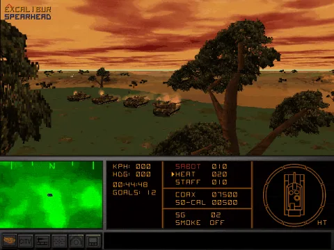 A line of M1A2's...don't mess with the best.