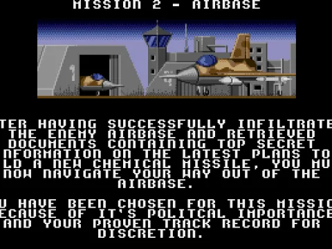 Mission description: the airbase.