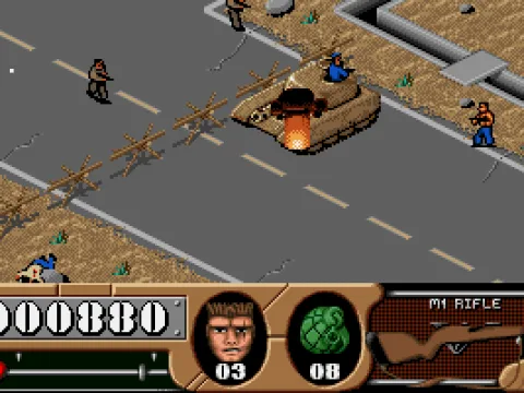 Tanks are pathetic enemies - as long as you don't step into their line of fire.