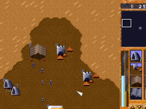 Atreides infantry being trained in the barracks.