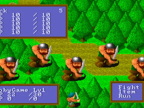 Fighting some enemies