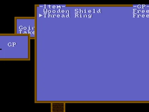 Using a shop - in this case free of charge