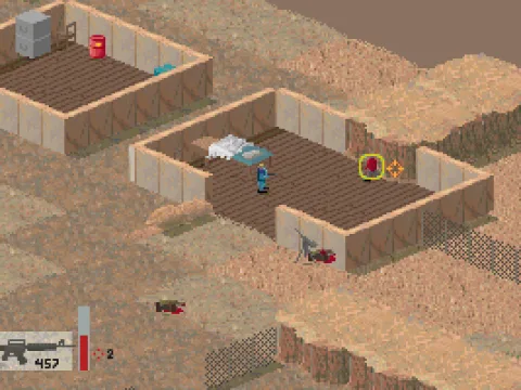 The person you're supposed to rescue is marked with a yellow circle. You actually don't need to escort them back, just get to the pickup point yourself.