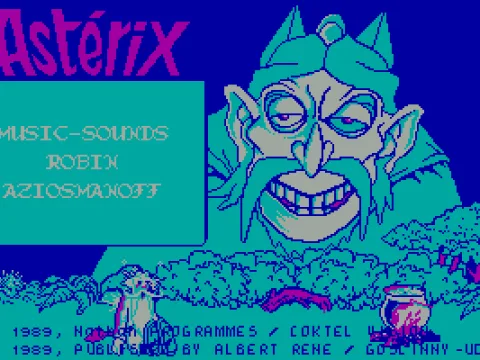 CGA title screen