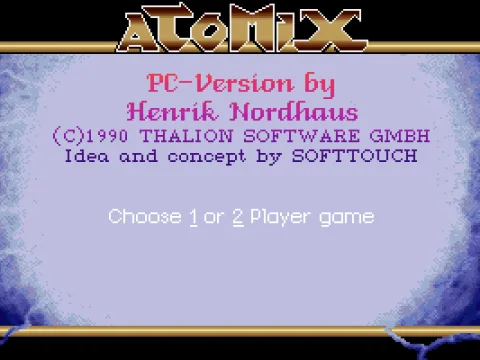 main menu