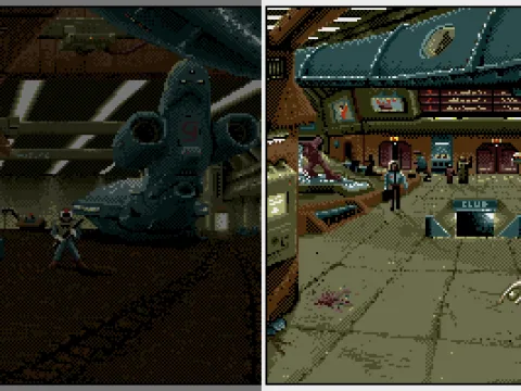 Outside of the spaceport