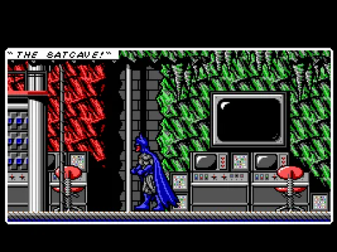 In the Batcave. (EGA)