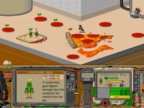 Sometimes if you can't out-muscle the enemy, you can rely on speed and numbers to gain territory