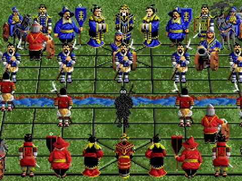 A Soldier(兵) gets smoked by cannon fire..